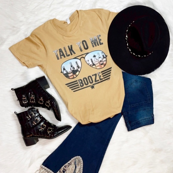 Talk to me Booze T-shirt/Small - Picture 2 of 5